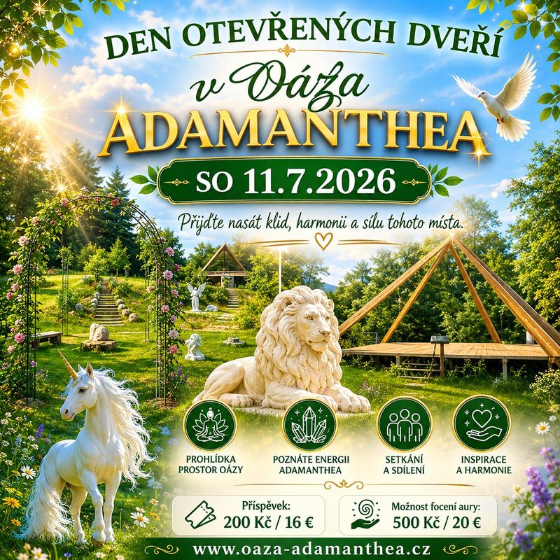 Den otevřených dveří v Oáze Adamanthea